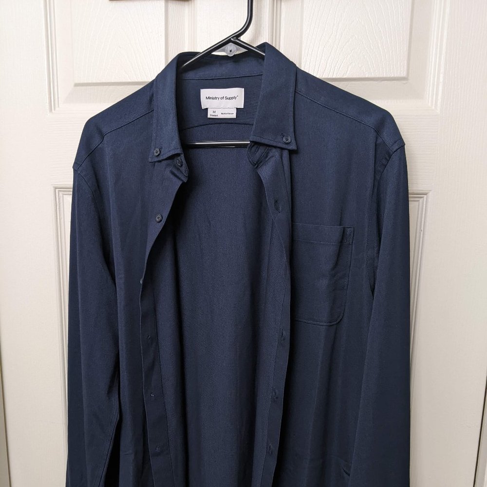 Ministry of Supply Men's Hybrid Button-Down Medium